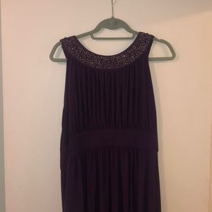 Purple Beaded Dress